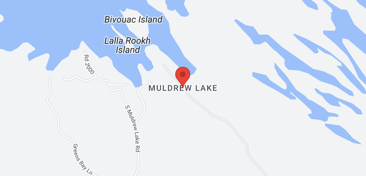 map of MULDREW LAKE ROAD